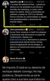Agustín laje es escritor y lic en ciencia política. Agustin Laje On Twitter Gloria Es Muy Simple Si O No Sin Vueltas Sin Show Debatimos Vos Y Yo O No Si O No Esas Son Las Alternativas Y Son Muy Simples