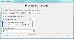 Modifying Control Chart Sensitivity Infinityqs