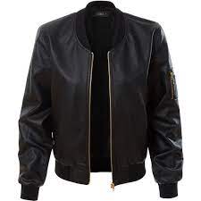 Le3no Womens Lightweight Faux Leather Varsity Bomber Jacket 27 Liked On Polyvore Featuring Varsity Bomber Jacket Fake Leather Jacket Leather Jackets Women
