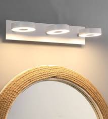 Update an old, outdated bathroom area with the glamorous sparkle of this crystal bath vanity light. Buy White Steel Bath Lights By Learc Designer Lighting Online Bath Lights Wall Lights Lamps And Lighting Pepperfry Product