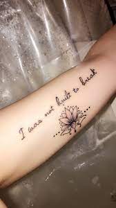 I Was Not Built To Break Back Tattoo Tattoo Designs For Women Inspirational Tattoos