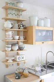 Ehnet wall frame with shelves, £30, ikea. Open Kitchen Shelving For Storing Crockery And Glassware Cannot Imagine To Built A New Kitchen Without An Kitchen Decor Kitchen Interior Kitchen Inspirations