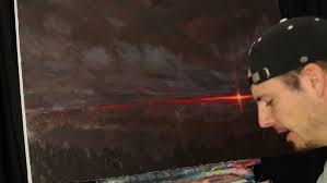 First Flicker of Light acrylic timelapse landscape painting by Tim Gagnon