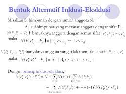 Check spelling or type a new query. Aplikasi Inklusi Eksklusi Ppt Download