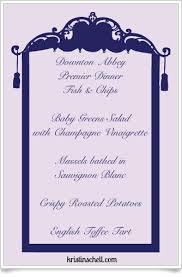 Plus, the introduction is written by the show's historical advisor. 3 Menus For The Downton Abbey Season Three Premiere The Turquoise Table