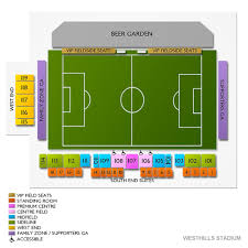 Westhills Stadium 2019 Seating Chart
