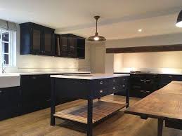 Shaker Style Kitchen Cabinetry Painted In Little Greene Paint Company Basalt Brass Patinated Cup Ha Shaker Style Kitchens Bespoke Kitchen Design Kitchen Style