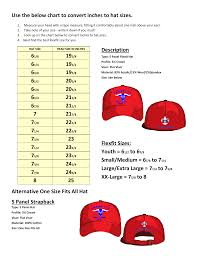 Use The Below Chart To Convert Inches To Hat Sizes 7 23 8