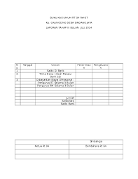 Maybe you would like to learn more about one of these? Doc Buku Kas Umum Rt O4 Rwo7 Kp Calingcing Desa Sindang Jaya Laporan Tahap Iii Bulan Juli 2014 Firdaus Ms Academia Edu