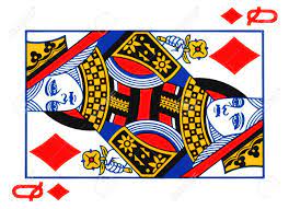 This card shows what they need to learn and achieve in this life, which is to trust and use their intuition. Queen Of Diamonds Playing Card Stock Photo Picture And Royalty Free Image Image 4879270