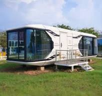 VOLFERDA E8 with 2 beds and 1 baclony Space capsule house