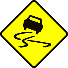 Jalan sungai nipah jalan telawi jalan pulokambing raya jalan tanah pasir ruas jalan jalan industri pbp 7 jalan multimedia 7ag. Sign Road Slippery Free Vector Graphic On Pixabay