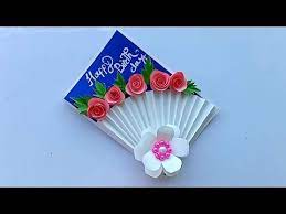 Search for cards to start designing. Beautiful Handmade Birthday Card Birthday Card Idea Youtube Handmade Birthday Cards Card Making Birthday Greeting Cards Handmade