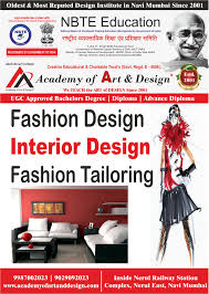 Fashion Interior And Fashion Tailoring College In Navi Mumbai Diploma In Fashion Designing Design Fashion Design