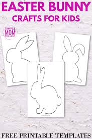 Free easter bunny templates printables. Free Printable Bunny Rabbit Templates Simple Mom Project Easter Printables Free Easter Bunny Template Bunny Crafts