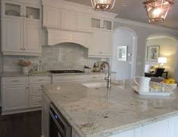 In fact, it is most popular for outdoor kitchens, but it isn't often used on indoor countertops. Colonial White Granite Kitchen White Granite Countertops White Granite Kitchen Replacing Kitchen Countertops