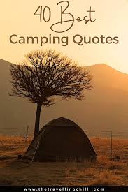 They've had the privilege of bearing witness to all of your life's embarrassing moments. 40 Camping Quotes To Inspire Your Next Outdoor Adventure The Travelling Chilli