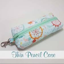 Thin Pencil Case Sewing Tutorial Pencil Case Sewing Pencil Case Diy Tutorial Zipper Pencil Case