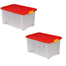 Certaines personnes ont la malchance de tomber sur. Lot De 2 Boites De Rangement Plastique Transparente Sur Roulette Avec Couvercle Bac A Super Poser Ou Empiler 55l 60x40x30 Cm Achat Prix Fnac