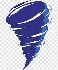 Realistic tornado swirl on white background vector illustration. Tornado Cartoon Stock Photography Clip Art Blue Hand Painted Transparent Png