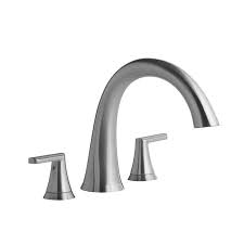 Compare products, read reviews & get the best deals! Jacuzzi Lauren Brushed Nickel 2 Handle Commercial Residential Deck Mount Roman Bathtub Faucet In The Bathtub Faucets Department At Lowes Com