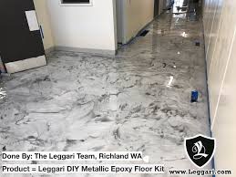 Leggari floor kits were designed to transform your floors into something new and unique by coating your existing concrete, tile in this video you will see how this garage is coated using leggari's epoxy floor kit #24. White Floors In This Office Space Look So Good Update Your Floors Too Diy Leggariproducts Epoxyfloors F Metallic Epoxy Floor Epoxy Floor Coating Flooring