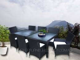 That's why they find their way to every not without a good reason, rattan outdoor furniture is the hottest trend for a few years. Black Millana 8 Seater Wicker Outdoor Dining Setting