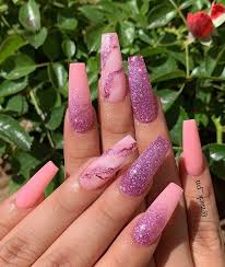 We may share the most gorgeous nail design ideas with you, but let's realize that some people may not be familiar with acrylic nails. Zack Pn Nails Discovered By Jewlz On We Heart It Pink Nails Summer Acrylic Nails Pink Glitter Nails