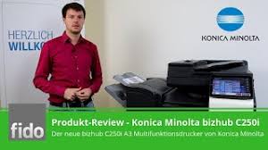 Find everything from driver to manuals of all of our bizhub or accurio products. Der Neue Konica Minolta Bizhub C250i Multifunktionsdrucker A3 Youtube