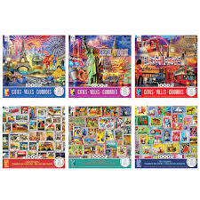 Our selection includes table frames for your desk and end tables and wall frames to complete your gallery wall or add a focal piece to any space. Assorted Ceaco Cities Stamps 1 000 Piece Puzzle Michaels