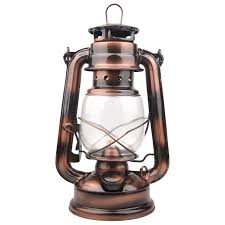 An oil lamp of perfect size for decorating the desk or shelves. 25cm Iron Antique Bronze Oil Lanterns Cover Nostalgic Portable Outdoor Camping Lamp Leak Proof Seal Outdoor Camping Lights Antique Lamp Light Outdoorlight Lamp Aliexpress