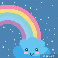 Poster Tiempo Arco Iris Nube Kawaii Dibujos Animados Pixers Vivimos Para Cambiar Los dibujos kawaii están cada vez más de moda y no es de extrañar, ya que su sencillez en los trazos hace que aprender a dibujar kawaii sea una ¿cómo hacer dibujos kawaii fáciles? poster tiempo arco iris nube kawaii dibujos animados