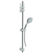 No Drilling Required Chrome 1 Spray Handheld Shower Lowes Com Shower Heads Adjustable Shower Head Slide Bar