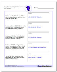 Each student of class iv $ 75 for in worksheet on word problems on division, all grade students can practice the questions on word problems. Extra Facts Easy Moneyrd Problems Multiply Divide V1 Grade Mathrksheets With Answers Pdf Printable Division Remainders Samsfriedchickenanddonuts