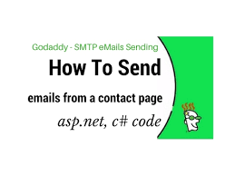 Messages that you send from the email client will be saved both on your computer. How To Send Godaddy Smtp Email Setup Host Port Asp Net C Youtube