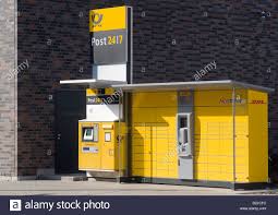 Berlin Germany Dhl Packstation In Adlershof Stock Photo Alamy