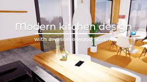 Find and compare contemporary kitchen designer online. A Modern Cozy Kitchen Design White Warm Wood Youtube