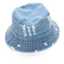 Vacationer Denim Bucket Hat Blue Final Sale Denim Bucket Hat Hats For Men Bucket Hat Fashion