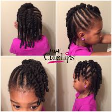 I love putting cornrows between ponytails. Natural Hairstyles For Kids Mimicutelips