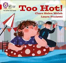 What is this message about? Too Hot By Clare Helen Welsh Laura Proietti Waterstones