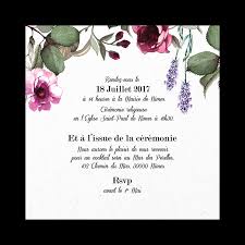 Vous avez reçu une invitation mariage et il est indiqué une date de réponse. Faire Part Mariage Provencal Le Bouquet De La Mariee