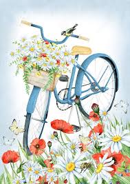 Bicycle Art Colorful Art Bicycle Painting