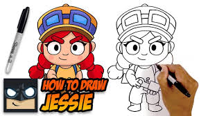 Stampate e colorate i vostri brawler preferiti. How To Draw Brawl Stars Jessie Youtube