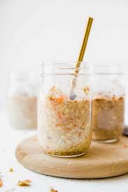 Since overnight oats are made with the whole grain food, the oats themselves remain low fat and low calorie. The Best Carrot Cake Overnight Oats Easy Healthy Jar Of Lemons