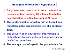 A hypothesis does not have to be accurate always. Hypothesis Testing Part I Ppt Video Online Download