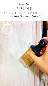 Most interior trim primers are not designed to act like paint, and you need to consider painting pre primed wood or mdf trim. How To Prime Kitchen Cabinets In Less Than An Hour