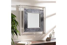Shop great looks + great furniture buys! Home Accents Silver Modern Wall Mirror Ashley Furniture Homestore