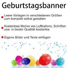 Richtig so, ein großes fest mit freunden ist immer eine schöne ihr werdet eure einladungskarten für den. Geburtstagsbanner Leeres Layout Zum Selbst Gestalten