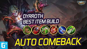 Contoh sketsa gambar model alam benda 1; Build Dyrroth Auto Menang Item Guide Dyrroth Mobile Legends Youtube