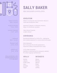 Pink and Blue Creative Resume - Templates by Canva